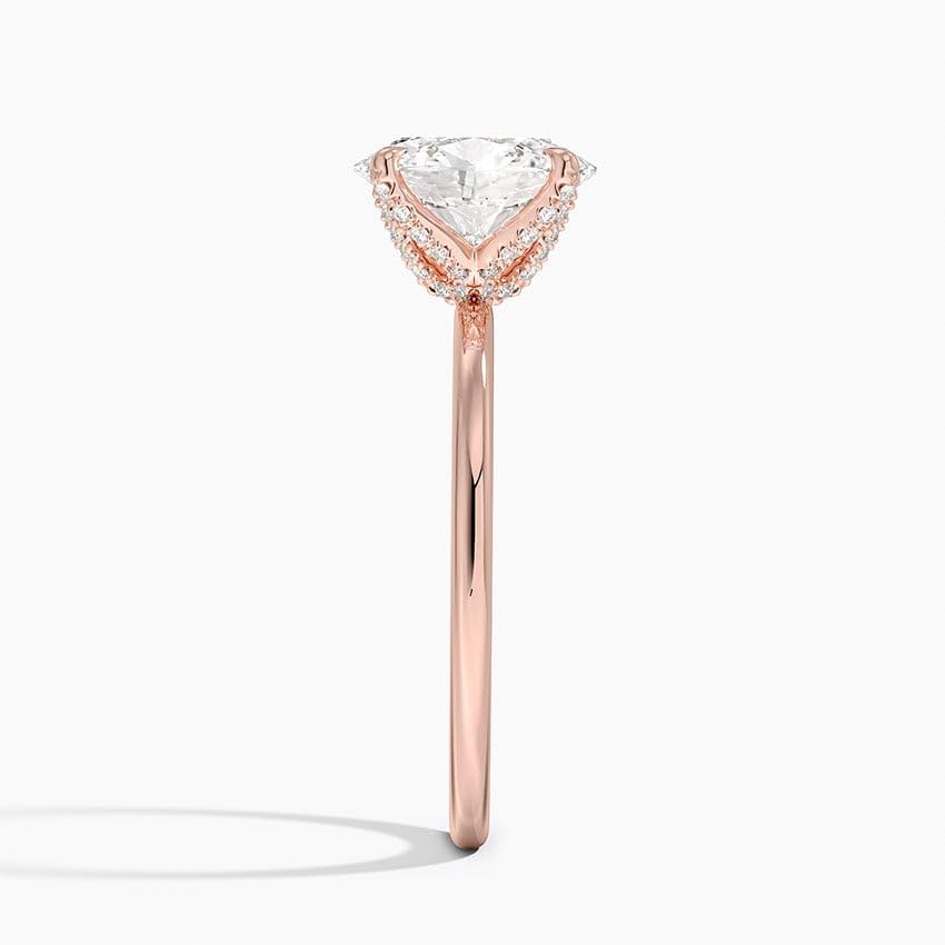 2 CT Oval Cut Lab Grown Diamond Engagement Ring - view 7