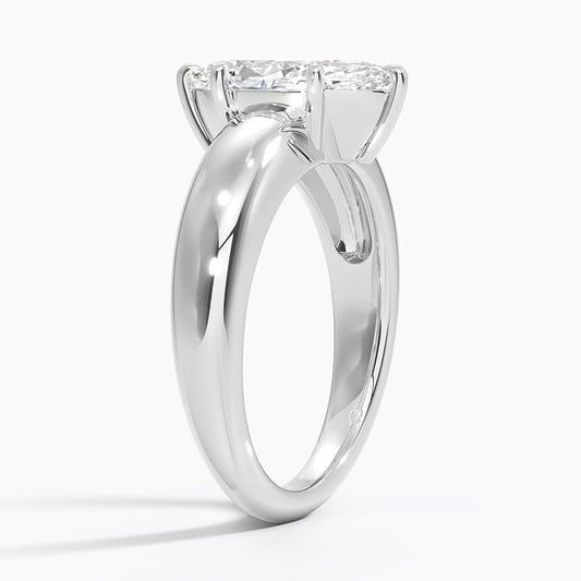 2 CT Marquise Cut Engagement Ring - view 2