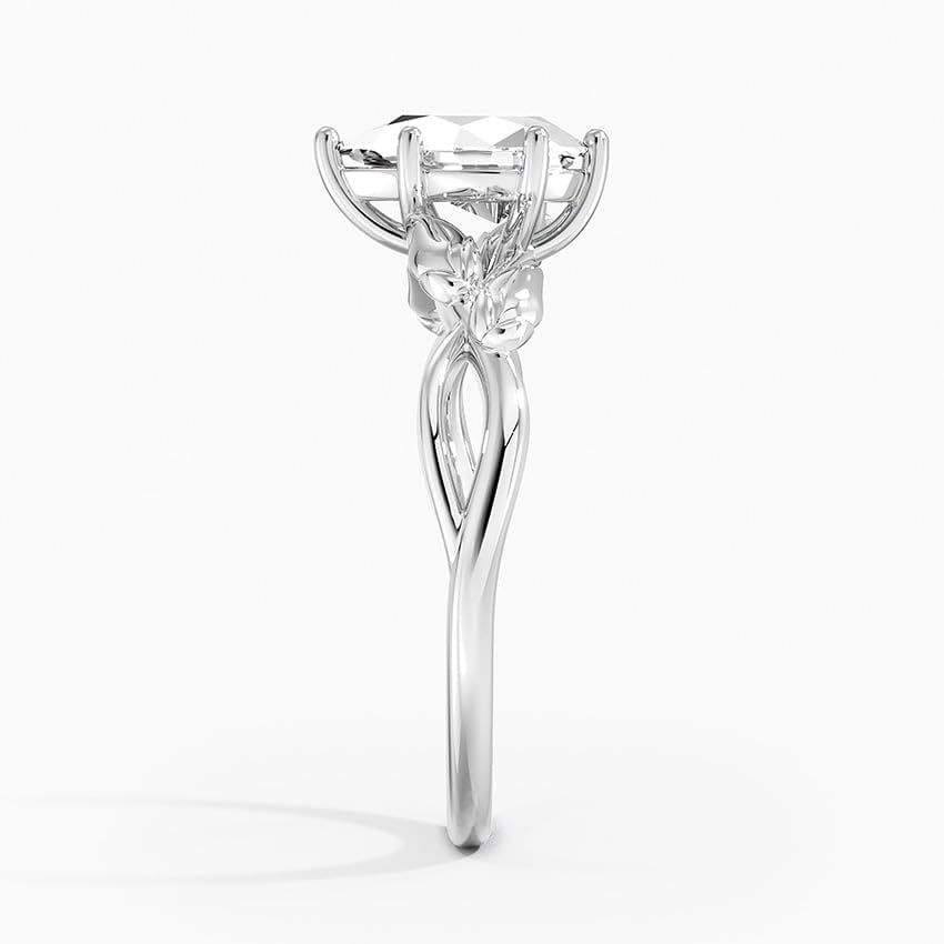 Split Shank 1 CT Pear Cut Lab Grown Diamond Engagement Ring - view 7