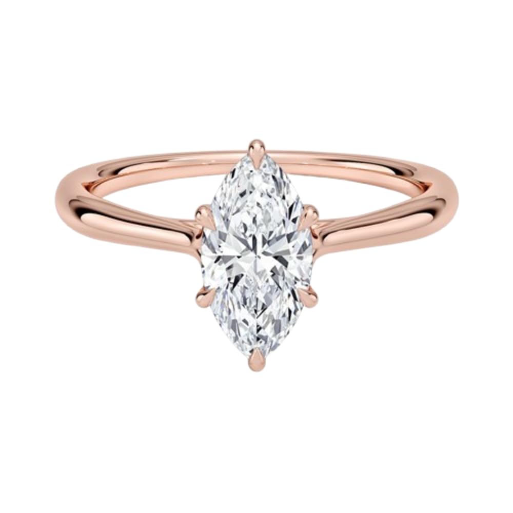 Solitaire 1 CT Marquise Cut Lab Grown Diamond Ring - view 1