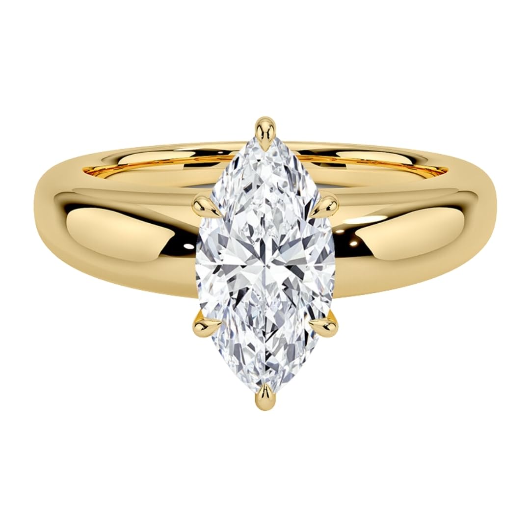 2 CT Marquise Cut Engagement Ring - view 1