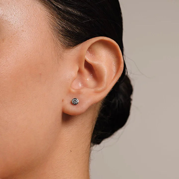 0.50 TCW Round Cut Lab Grown Diamond Earrings - view 6