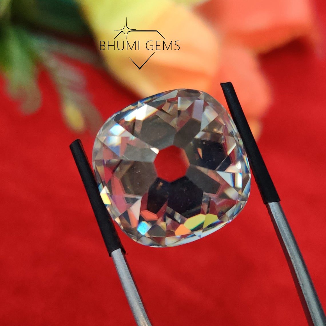 Cushion OEC 2CT-30CT Colorless Moissanite Loose Diamond - view 6