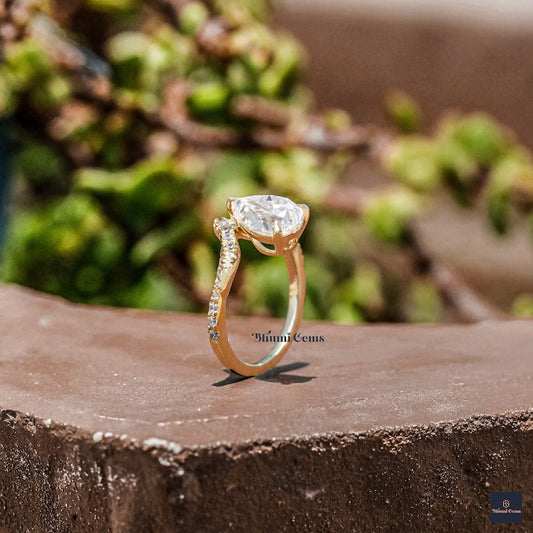 2 CT Pear Shaped Engagement Ring - view 2