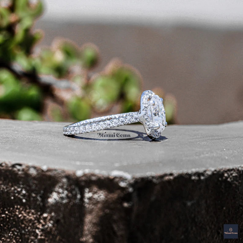 2 CT Oval Engagement Ring - view 6