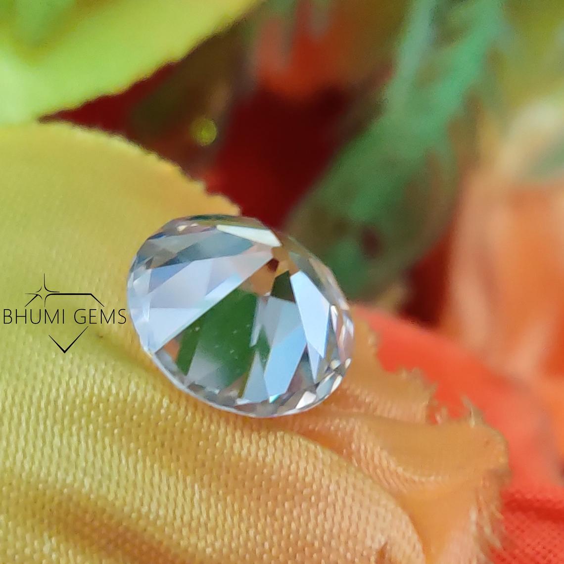 Round OEC 2CT-25CT Colorless Moissanite Loose Diamond | Making Jewellery | Engagement Ring | Earring | Bracelet | Pendant | Old European Cut