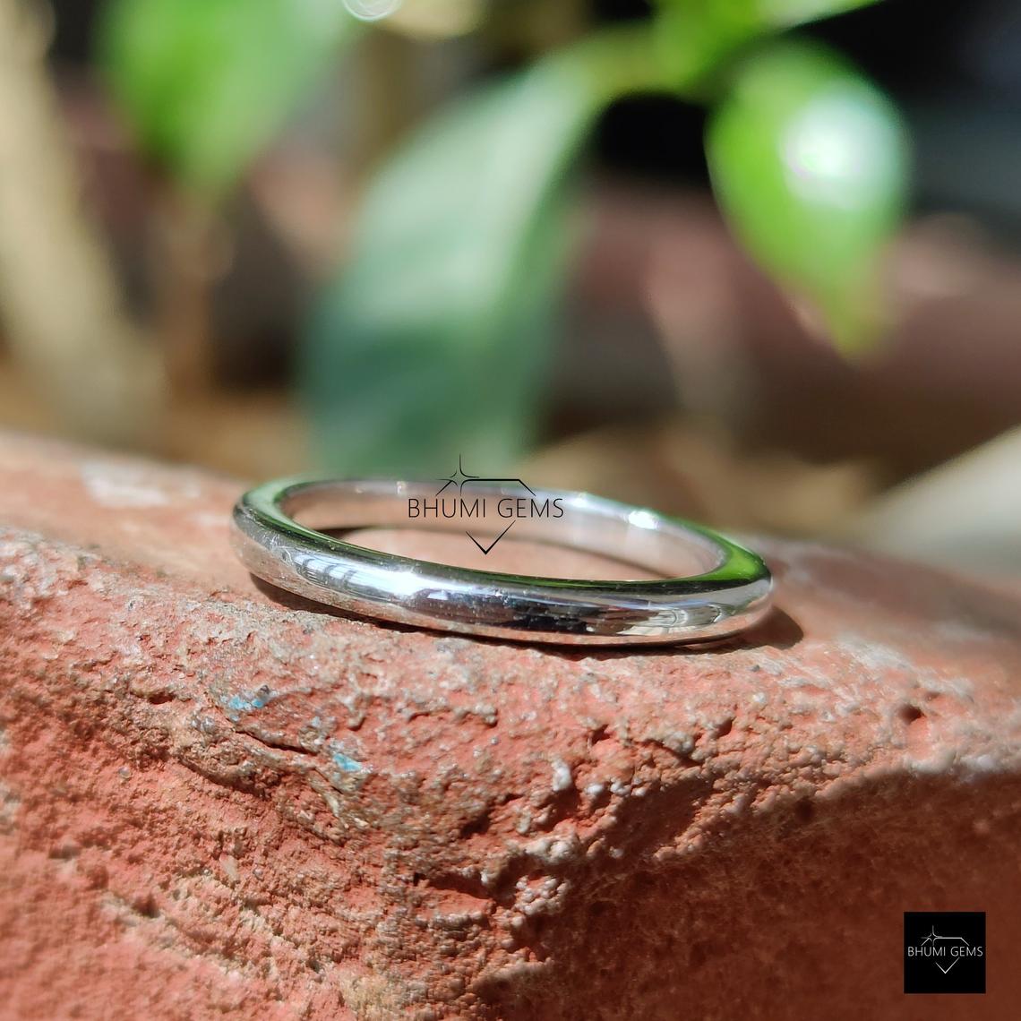 1 CT Round Moissanite Wedding Ring Set - view 5
