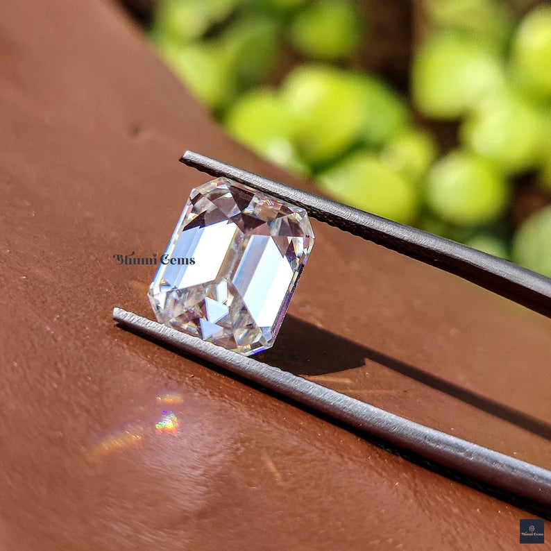 1CT-25CT Emerald Loose Moissanite Diamond Gemstone For Making Jewelry Like Engagement Ring - view 3