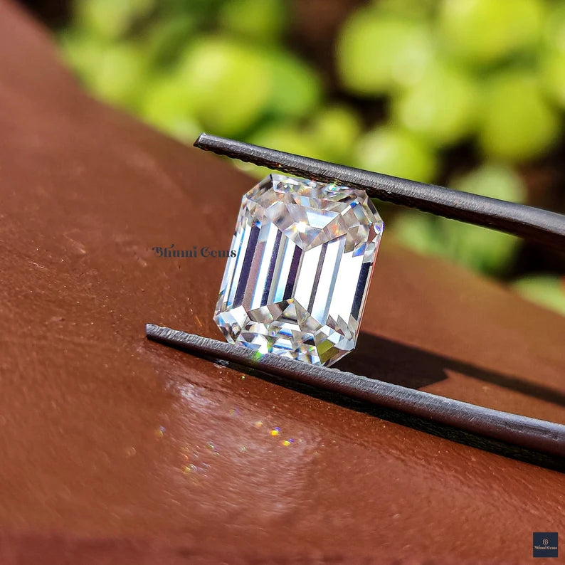 1CT-25CT Emerald Loose Moissanite Diamond Gemstone For Making Jewelry Like Engagement Ring - view 5
