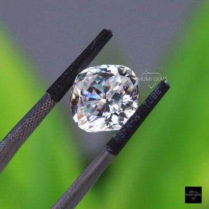 1CT-50CT Cushion VVS1 Colorless Loose Moissanite Diamond - view 2