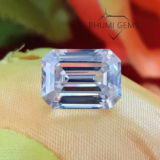 1CT-50CT Emerald Colorless VVS1 Clarity Loose Moissanite Diamond | Gemstone | Loose Diamond Stone | Ring | Pendant | Earring | Bhumi Gems
