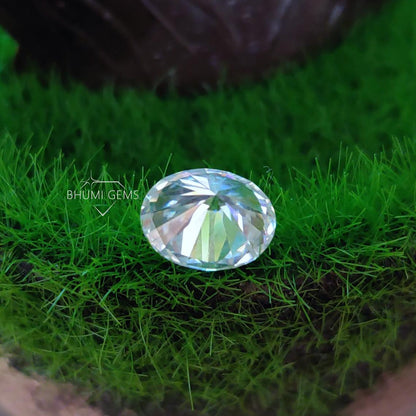 1CT-50CT Oval Cut VVS1 Colorless Moissanite Loose Diamond - view 3