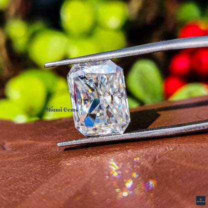 1CT-50CT Radiant Colorless Loose Moissanite Gemstone For Engagement Ring - view 4