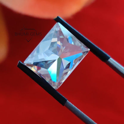 1CT-50CT Radiant Colorless VVS1 Clarity Loose Moissanite Diamond - view 4