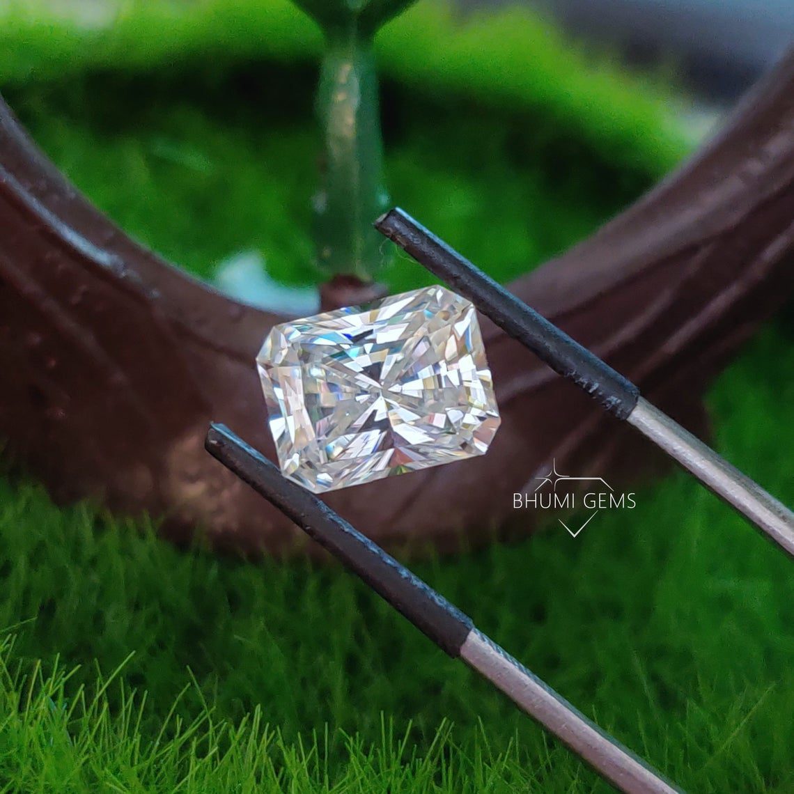1CT-50CT Radiant VVS1 Colorless Moissanite Loose Diamond - view 5