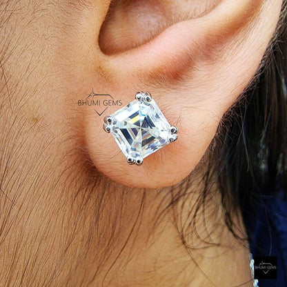 Moissanite Diamond Earrings