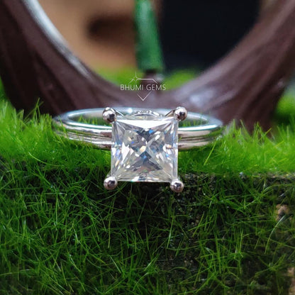 2CT Moissanite Eternity Wedding Band - Bhumigems