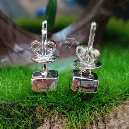 2TCW Round Colorless VVS1 Diamond Moissanite Earrings - view 2
