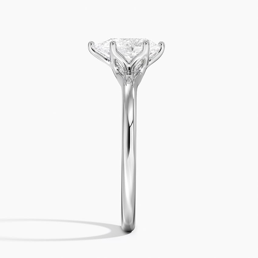 1 CT Pear Cut Lab Grown Diamond Engagement Ring - view 4