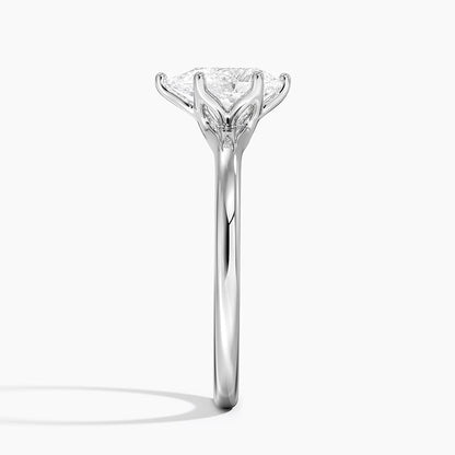 1 CT Pear Cut Lab Grown Diamond Engagement Ring - view 4