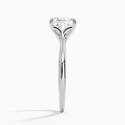 Solitaire 2 CT Cushion Cut Lab Grown Diamond Ring - view 3