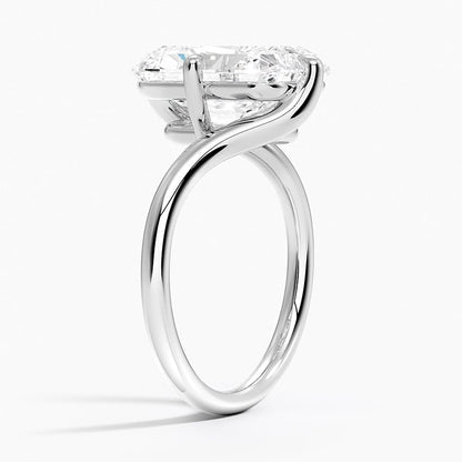 Radiant Cut 5 CT Lab Grown Diamond Engagement Ring - view 5