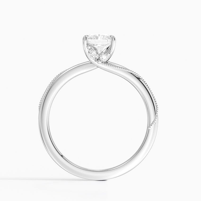 Solitaire 1 CT Radiant Cut Lab Grown Diamond Engagement Ring - view 3