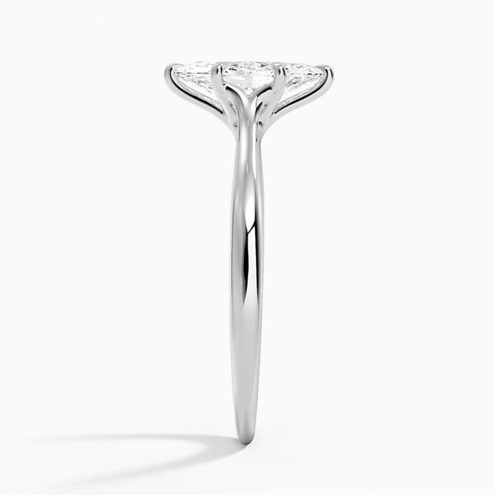 Solitaire 1 CT Marquise Cut Lab Grown Diamond Ring - view 7