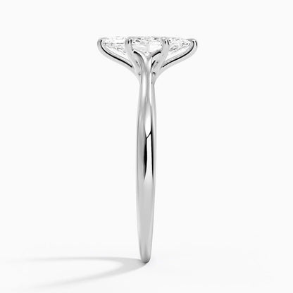 Solitaire 1 CT Marquise Cut Lab Grown Diamond Ring - view 7