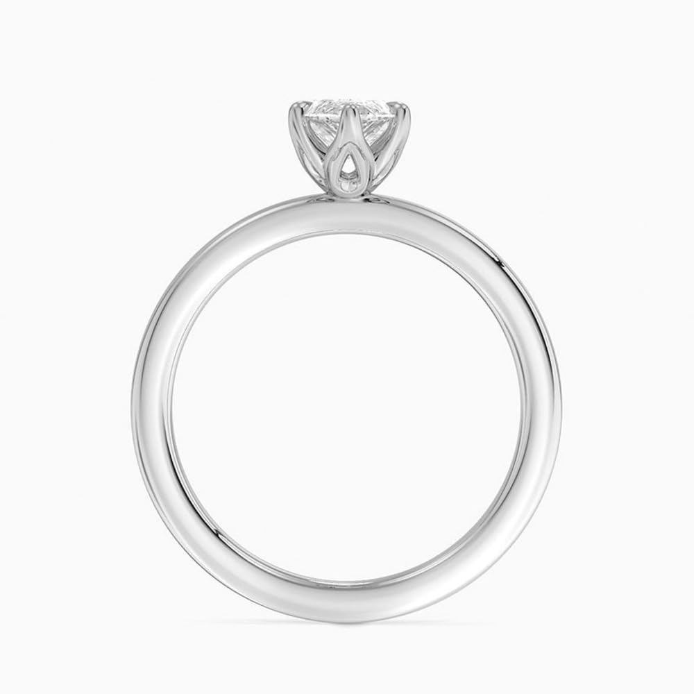 Solitaire 1 CT Marquise Cut Lab Grown Diamond Ring - view 7