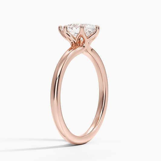 1 CT Pear Cut Lab Grown Diamond Engagement Ring - view 2