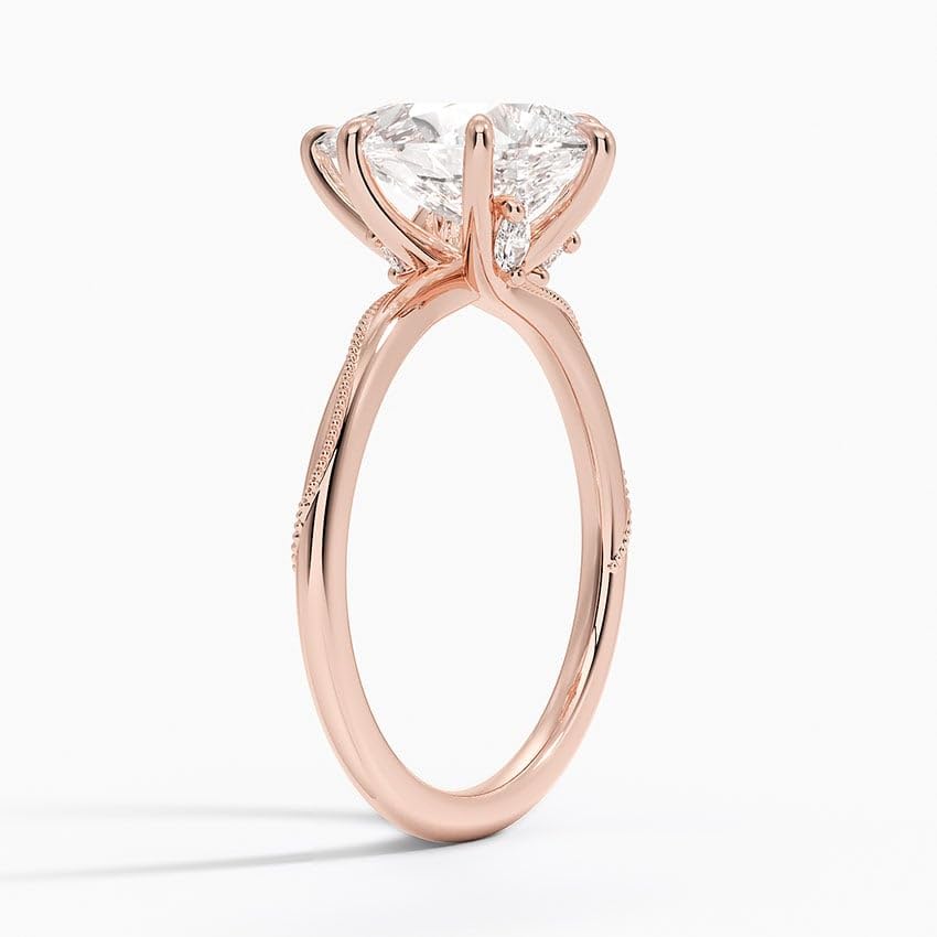 Solitaire 2 CT Pear Cut Lab Grown Diamond Engagement Ring - view 5