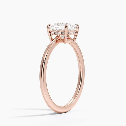 Solitaire 1 CT Princess Cut Lab Grown Diamond Engagement Ring - view 5