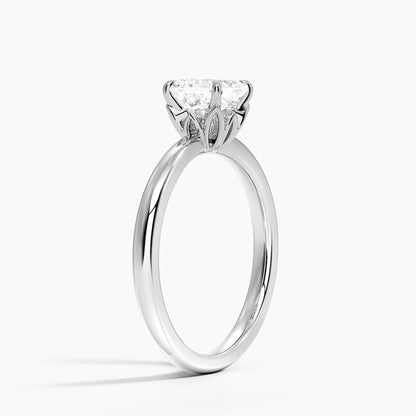 1 CT Asscher Cut Lab Grown Diamond Engagement Ring - view 2
