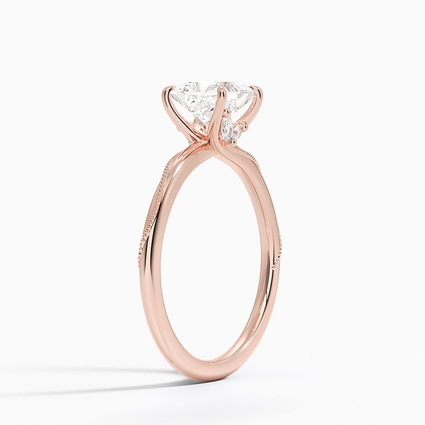 1 CT Princess Cut Lab Grown Diamond Engagement Ring - view 5
