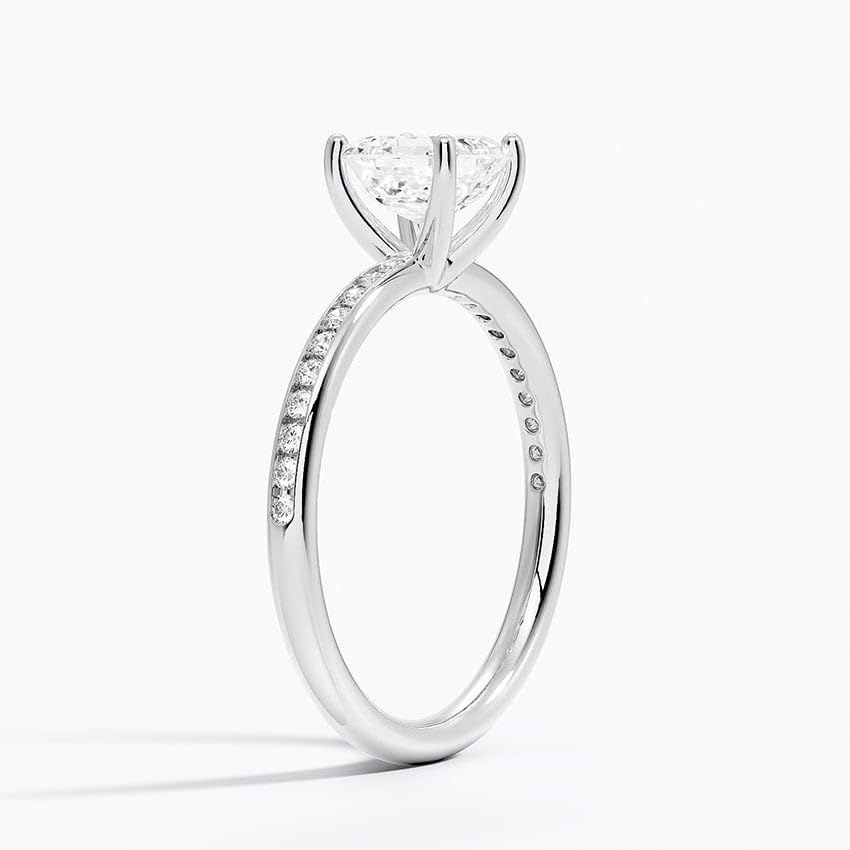 1 CT Asscher Cut Lab Grown Diamond Engagement Ring - view 2