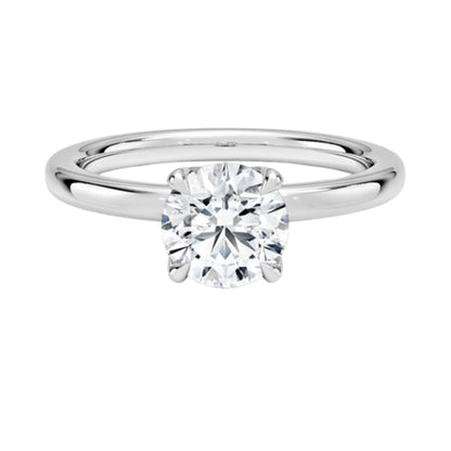 Solitaire 1 CT Round Cut Lab Grown Diamond Ring - view 1