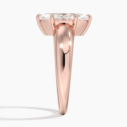 2 CT Marquise Cut Engagement Ring - view 3