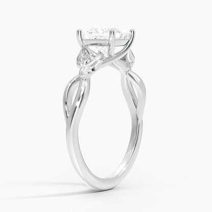 Split Shank 1 CT Princess Cut Lab Grown Diamond Engagement Ring - view 5