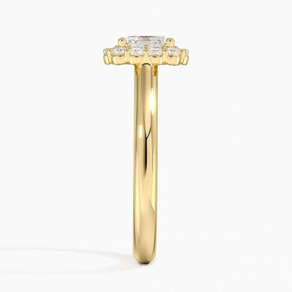 1 CT Asscher Cut Lab Grown Diamond Engagement Ring - view 3