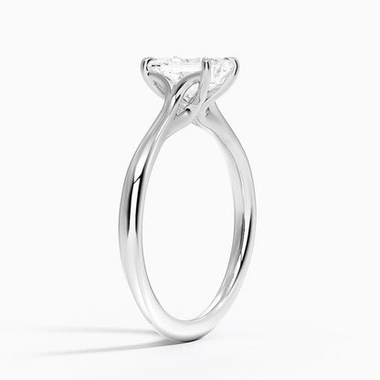 1 CT Emerald Cut Lab Grown Diamond Engagement Ring - view 5