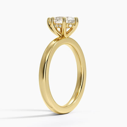 Hidden Halo 1 CT Pear Cut Lab Grown Diamond Engagement Ring - view 5