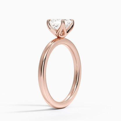 Solitaire 1 CT Asscher Cut Lab Grown Diamond Ring - view 7