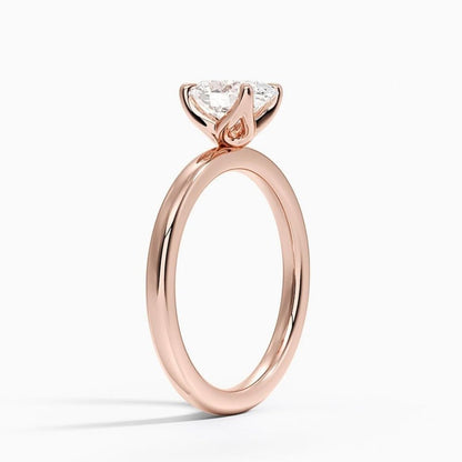 Solitaire 1 CT Oval Cut Lab Grown Diamond Ring - view 7