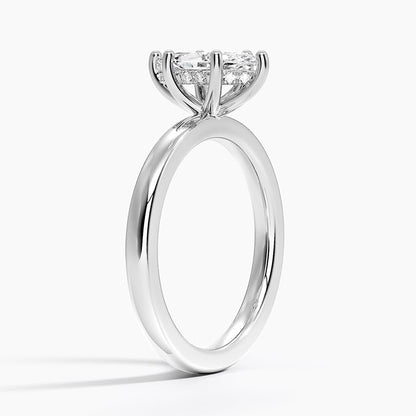 Solitaire 1 CT Marquise Cut Lab Grown Diamond Engagement Ring - view 2