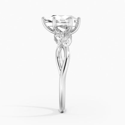 Split Shank 1 CT Pear Cut Lab Grown Diamond Engagement Ring - view 7