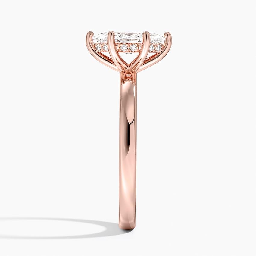 Solitaire 1 CT Marquise Cut Lab Grown Diamond Engagement Ring - view 7