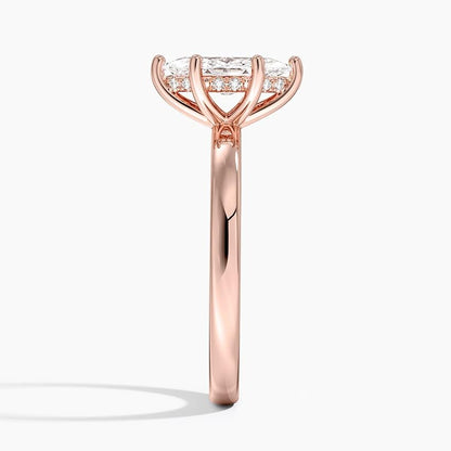 Solitaire 1 CT Marquise Cut Lab Grown Diamond Engagement Ring - view 7