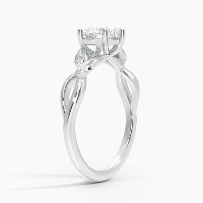 Split Shank 1 CT Heart Cut Lab Grown Diamond Engagement Ring - view 7