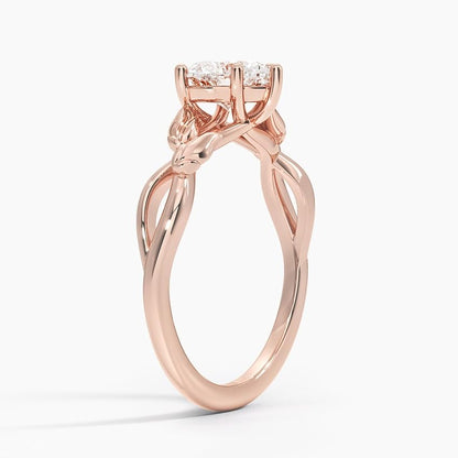 Split Shank 1 CT Heart Cut Lab Grown Diamond Engagement Ring - view 2